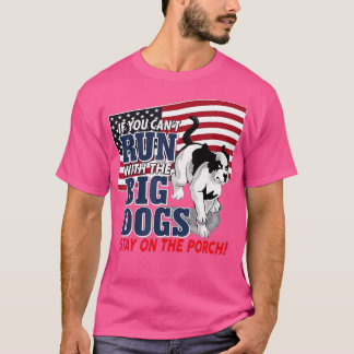 Funny Wenn du nicht mit dem Großen Hund laufen ble T-Shirt
