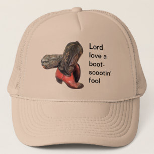 Funny Western Cowboy Boot Scoot Truckerkappe
