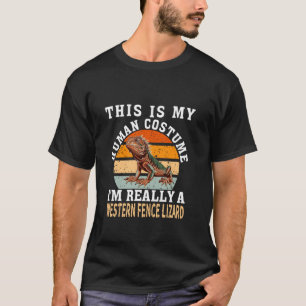 Funny Western Zaun Eidechsen Zitat Cooler Western T-Shirt