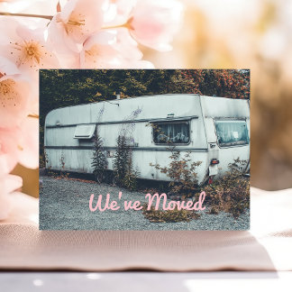 Funny Weve mochte die alte Zuhause für einen weiße Postkarte
