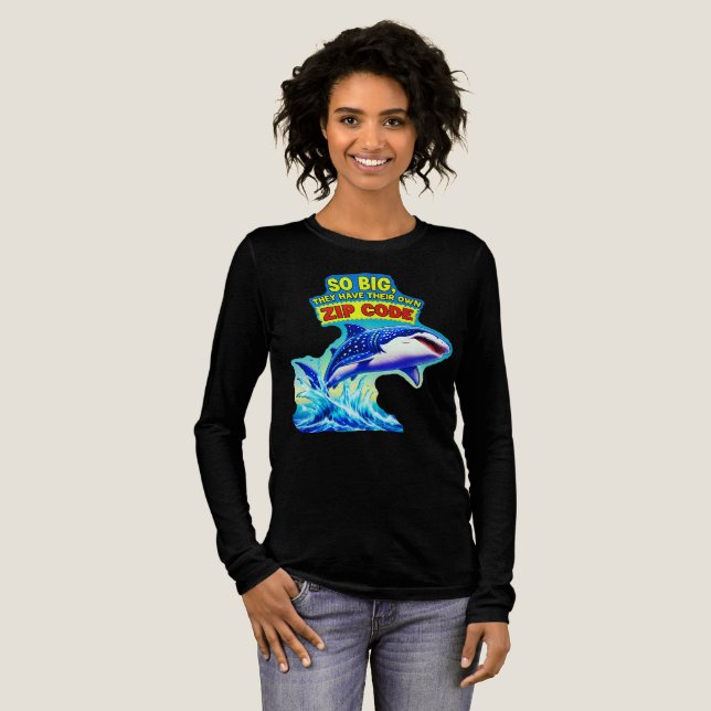 Funny Whale Shark Tshirt (Volle Vorderseite)