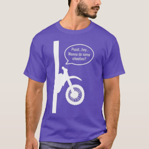 Funny Wheelie Dirt Bike Motocross Rennen T-Shirt