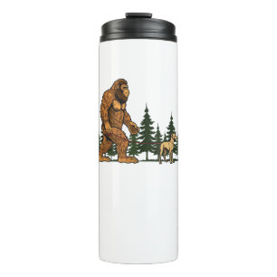 Funny Whippet Bigfoot Dog Wanderhund Mama Vater Ki Thermosbecher