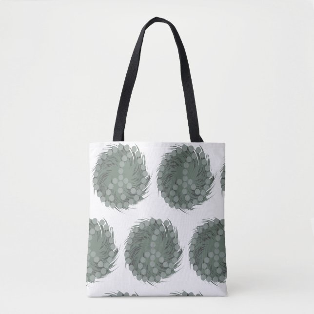 Funny Whirled Peas Cartoon Food Art Fun Design Tasche (Vorderseite)