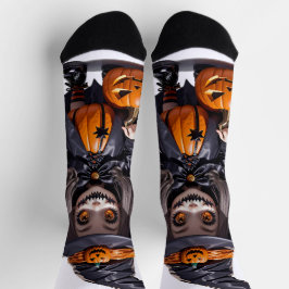 Funny whitch socken