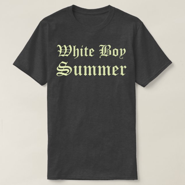Funny White Boy Sommer Geschenk für alle Amerikane T-Shirt (Design vorne)