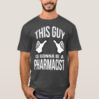 Funny White Coat Zeremonie Gift Pharmacy Student T-Shirt