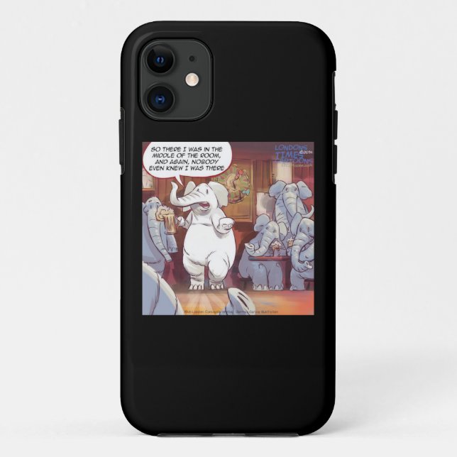 Funny White Elephant iPhone 5 Fall Case-Mate iPhone Hülle (Rückseite)