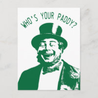 Funny Who is Your Paddy Irish St Patricks Day