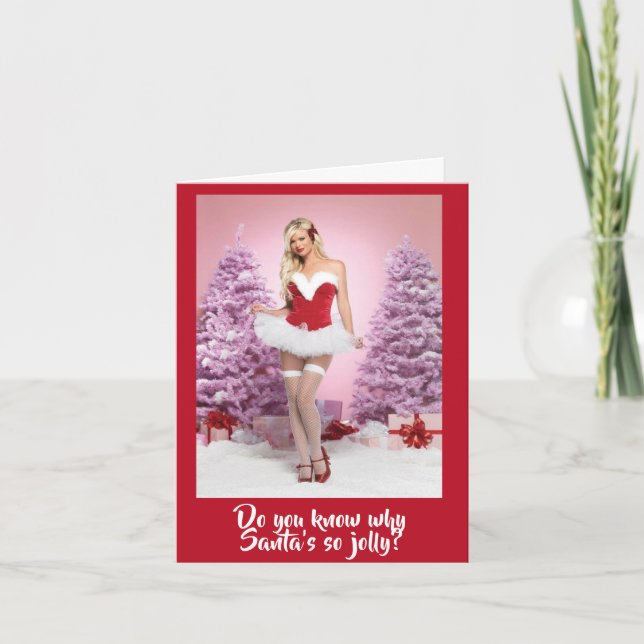 Funny Why Santa's so fröhliche Weihnachten (Vorderseite)