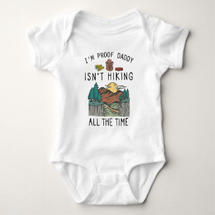 Funny Wiker Vater - Niedlicher Camper Wandern Baby Strampler