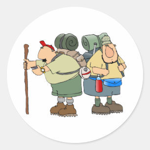 Funny Wikers Outdoor Adventure Camping Spaß Runder Aufkleber