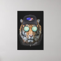Funny Wildlife gekleidet Funny Bengalisch Tiger