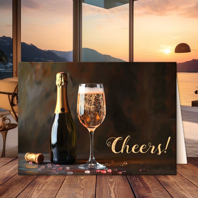 Funny Wine Custom Foto Muttertagskarte Karte (Funny Mother's Day greeting card featuring a painting with wine and your custom photo)