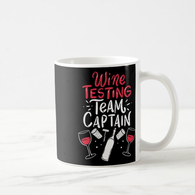 Funny Wine Degustation Shirts Kaffeetasse (Rechts)