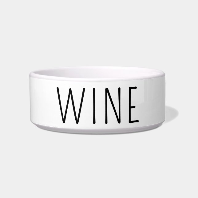 Funny Wine Dog Napf (Vorderseite)
