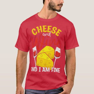 Funny Wine Feinschmecker Gouda Cheese T-Shirt