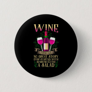 Funny Wine Gift - Wine Shirts für Frauen Button