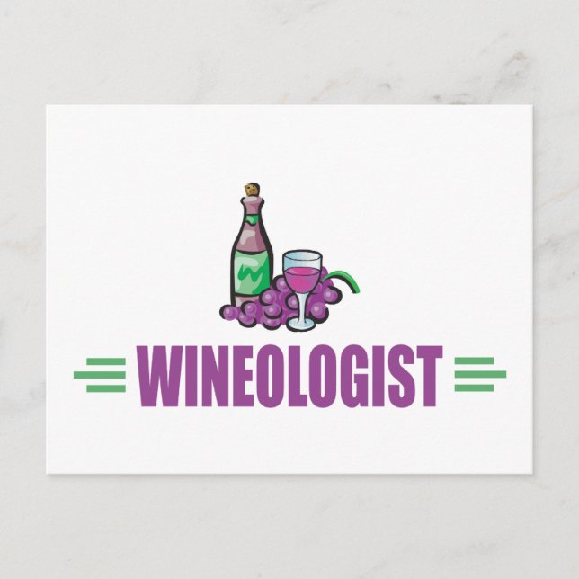 Funny Wine Postkarte (Vorderseite)