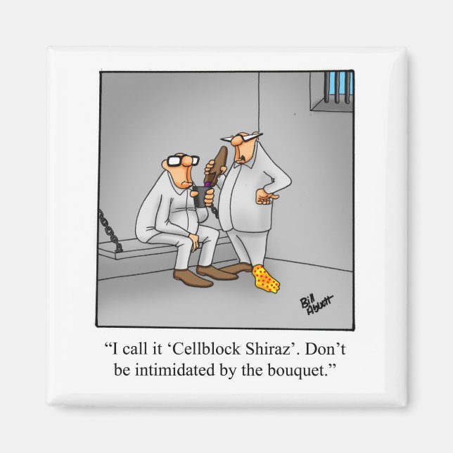 Funny Wine Spaß Magnet Picknick (Vorne)