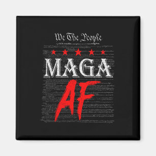 Funny, wir die Menschen Mega af uns Fahne, wir Men Magnet