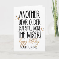 Funny wird älter Geburtstag für den Freund