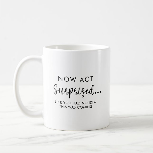 Funny wirst du mein Bridesmaid-Vorschlag sein Kaffeetasse (Links)