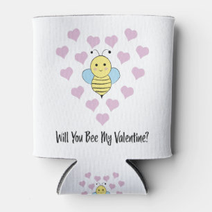Funny wirst du mein Valentine sein Dosenkühler