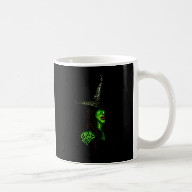 Funny Witch Halloween Don't Make Me Get My Flying  Kaffeetasse (Rechts)