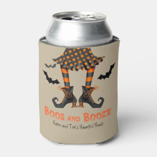 Funny Witz Boos und Booze Halloween Dosenkühler