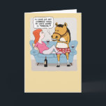 Funny Women and Horse Drink Wein Geburtstag Karte<br><div class="desc">Hier ist eine lustige und etwas beunruhigende Geburtstagskarte mit einer Frau und einem Pferd, das ein wenig frisch wird, während man Wein auf dem Sofa trinkt. Das Pferd weiß, dass sein sicheres Wort "Whoa" ist! Vielen Dank für die Auswahl dieses originalen Design von © Chuck Ingwersen. Ich bin ein unabhängiger...</div>