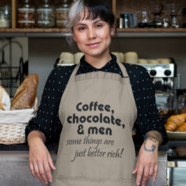 Funny women Schürze coffee chocolate geschenke Spa
