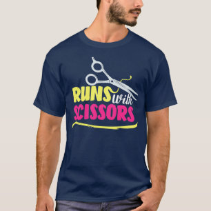 Funny Womens Hairdresser Gift Salon Friseurstylist T-Shirt