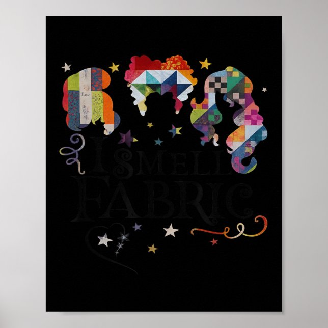 Funny Womens Quilter Nähen Ich rieche Poster (Vorne)