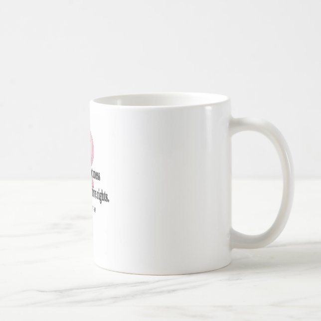 Funny Womens Rights Zitat Kaffeetasse (Rechts)