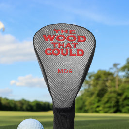 Funny Wood, das Monogram Golf Driver Cover Headcover