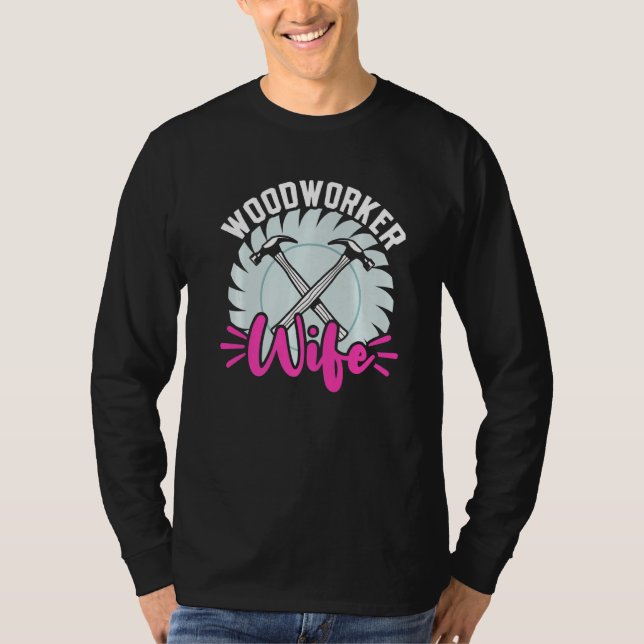 Funny Woodworking Vater Pater Carpenter Woodworker T-Shirt (Vorderseite)