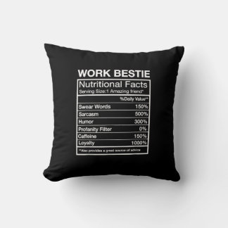 Funny Work Bestie Definition, Unglaublich witzig C Kissen