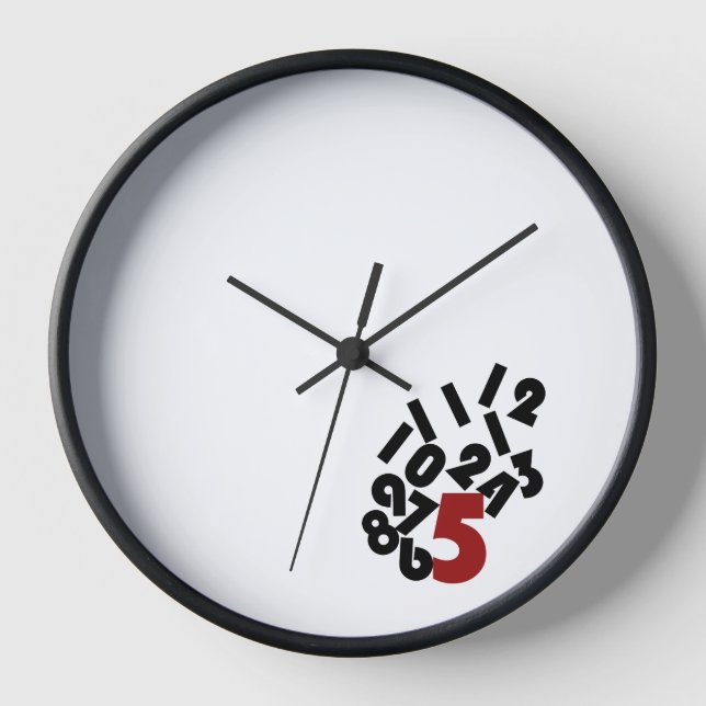 Funny Work Clock Wanduhr (Vorderseite)