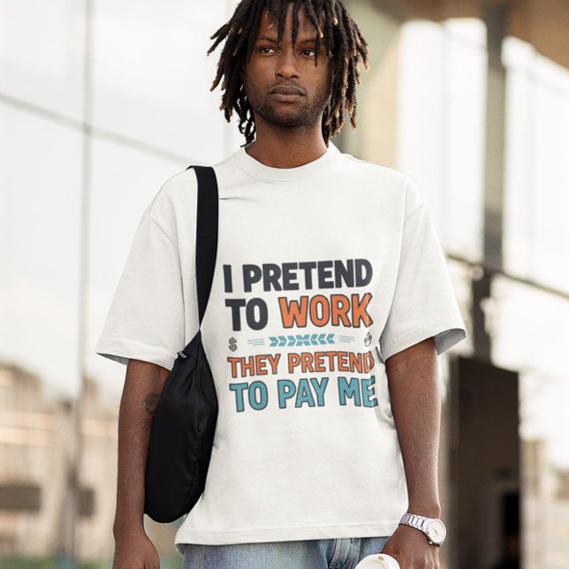 Funny Work Giftful Pay Joke - Büro Humor T-Shirt (Von Creator hochgeladen)
