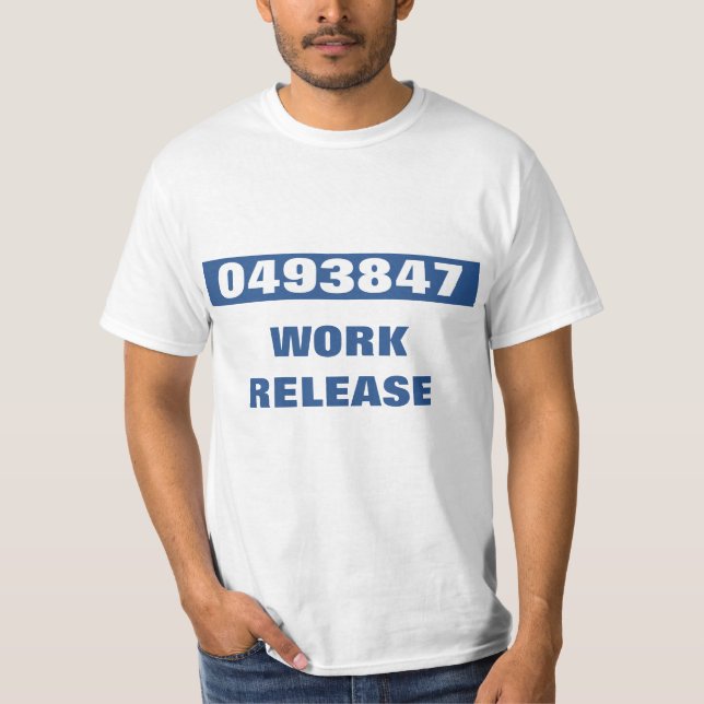 Funny Work Release Rentierung T-Shirt (Vorderseite)