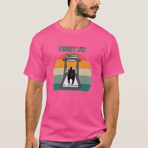 Funny Workout Gym Übung Cat Lover Fitness Coach T-Shirt