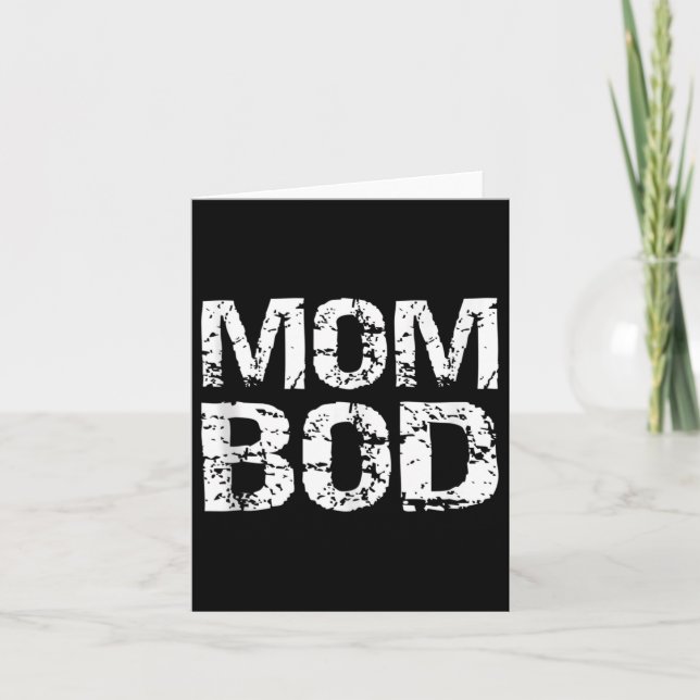 Funny Workout Saying Fitness Quote For Mother's Gi Karte (Vorderseite)