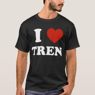 Funny Workout Zitat, ich Liebe Tren Design T-Shirt