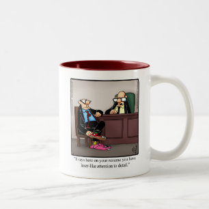 Funny Workplace Aufmerksamkeit für die Tasse von S