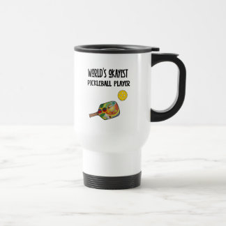 Funny World's Okayest Pickleball Player Sports Reisebecher