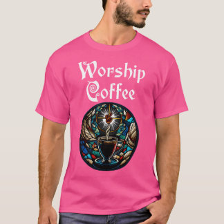 Funny Worship Kaffeegenuss Funny Coffee 2 T-Shirt