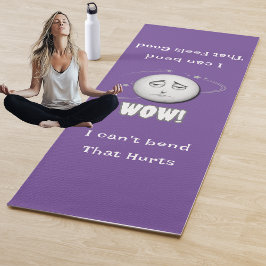 Funny WOW Moonface Yoga Mat Yogamatte