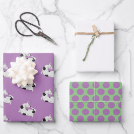 Funny Wrapping Paper für Hunde zum Geburtstag Geschenkpapier Set