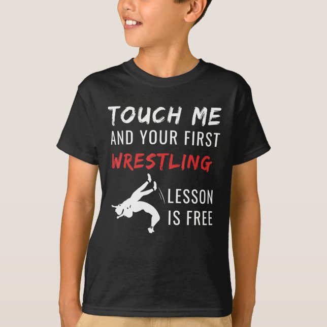 Funny Wrestling Coach Sport Wrestling Lover Gesche T-Shirt (Vorderseite)